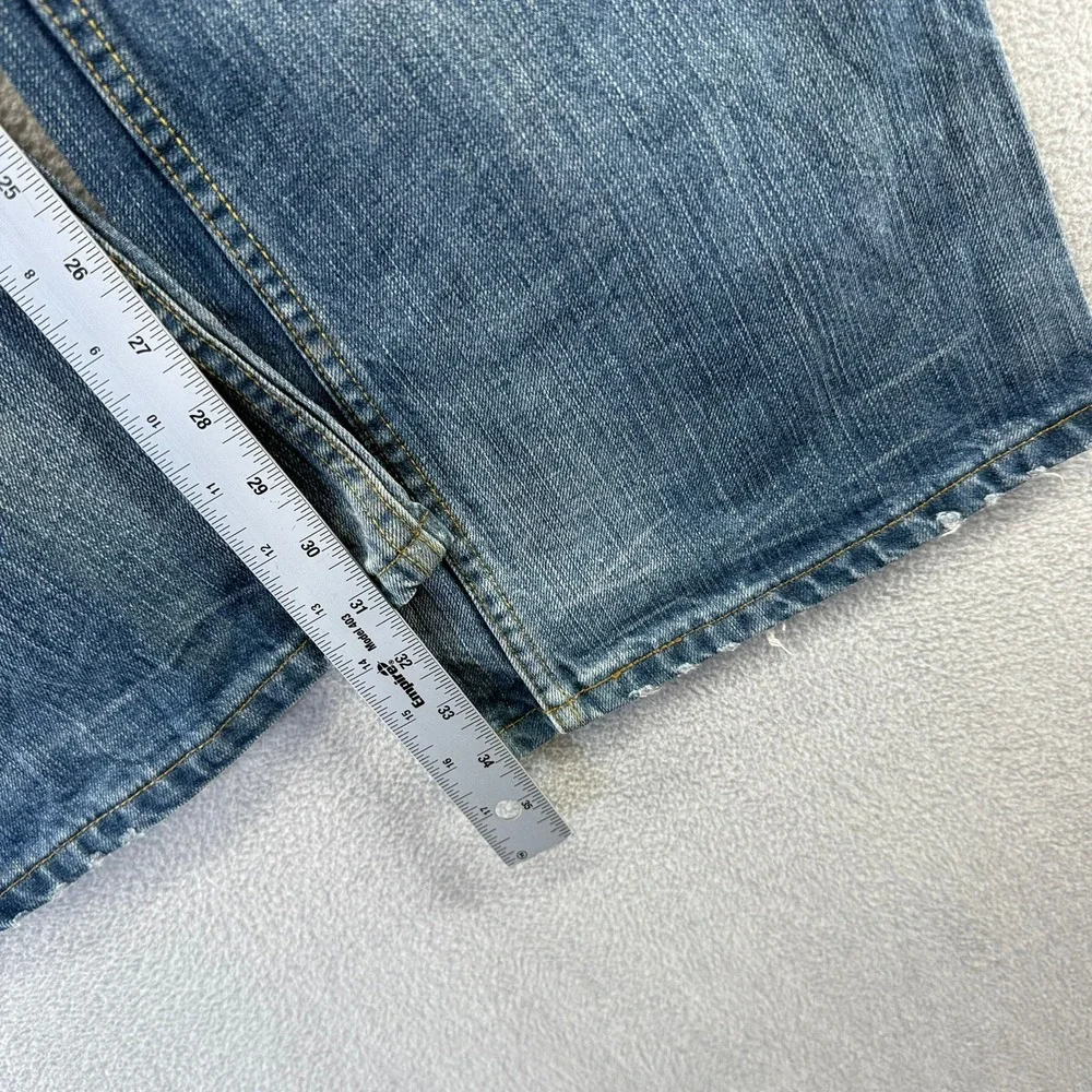 Vintage Levis Jeans men's 33x34 Fits 36x34 Blue baggy 512 Bootcut Faded y2k Dark
